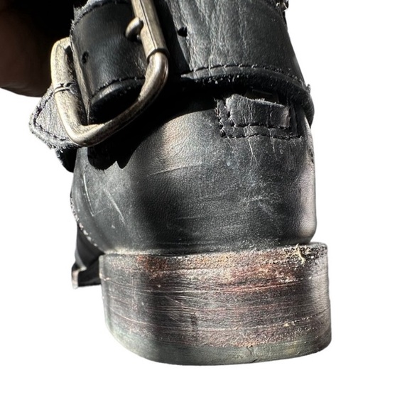 Frye Black Veronica Back Zip Boot Size 7.5 - Picture 14 of 16